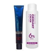 웰라 뉴콜레스톤 퍼펙트 퓨어컬러 염색제 80g + 산화제 100ml, 로즈 6/5, 1세트