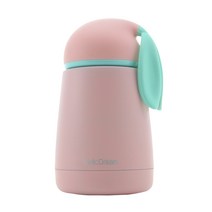 MAKA 진공 보온보냉병 토끼, 토끼 (오렌지), 300ml