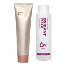 에비뉴쉬에뜨 앱솔루트 컬러링 크림 염색제 120g + 산화제 100ml, 5RN 어두운적갈색, 1세트