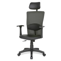 체어포커스 아이백 DI 대요추 헤더형 의자 메쉬, 블랙