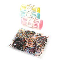 루머스 걸그룹 C컬 헤어롤 그루프 세트 소 HU056 + HU073, 혼합 색상, 1세트