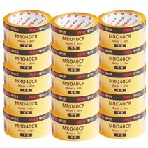MRO 투명 박스테이프 48mm x 40m, 15개