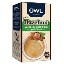 OWL 헤이즐넛 화이트 커피, 10개입, 1개