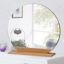 디엔데코 HUG15769 탁상거울, 아카시아