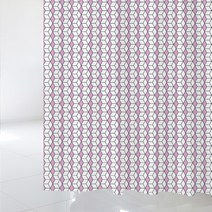디자인수풀 북유럽 스타일 샤워 커튼 + 플라스틱 고리 sc302, 1세트
