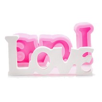 리브레캔들 비누 석고방향제 실리콘몰드 수제 LOVE, 혼합 색상