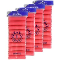 삼화미공 세라믹 헤어 파마롯드 미용실 펌전용 1호, 4개입