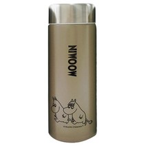 무민 매트 텀블러 중, 그레이, 250ml