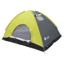 조아캠프 원터치 텐트, 텐트(그린), 가방(랜덤 발송), 3-4인용