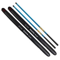 싸파 초경량 카본 민물낚시대 싸파블루 + 케이스, 2개입