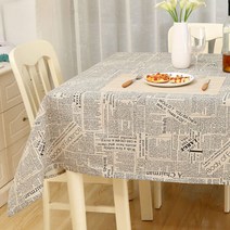 아울리빙 레터링디자인 키친 테이블커버, A, 5호(140 x 220 cm)