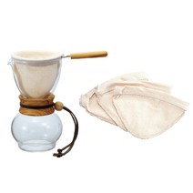 하리오 올리브 융드립퍼 포트세트 240ml + 융드리퍼 리필 3p, 혼합색상, 1세트