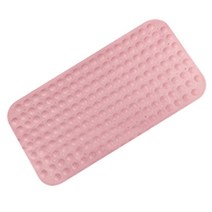 마켓감성 미끄럼방지 욕실 고무매트, 핑크, 2개