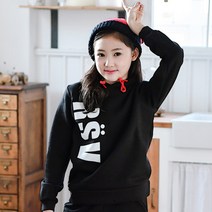 잭키드 여아용 RSV 기모 후드 티