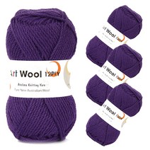 아트울12PLY 울 100% 뜨개실 4p, 11번 보라