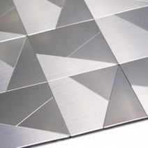 현대시트 점착식 알미늄 메탈타일 모자이크사각 100mm HMT99303, 혼합 색상