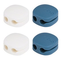 리템L&C 케이블 홀더 미니 IVORY 2p + MINT 2p, 1세트