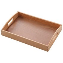 블럭마트 밤나무 트레이 주방쟁반, 혼합색상