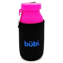 부비 바틀 보온보냉 파우치 450ml, 블랙, 1개