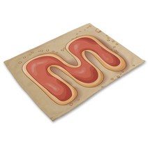 리빙팝 쿠키알파벳 테이블매트, 13, 42 x 32 cm