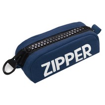 투영디자인 킹 지퍼 멀티 파우치, Navy, 1개