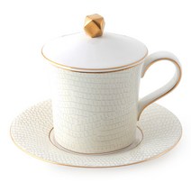 젠 1인조 티컵 3p 세트 310ml, 리자드(베이지), 1세트