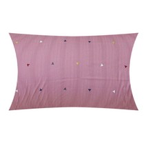 홈앤슬립 미츠 순면 누비베개 솜포함, 핑크