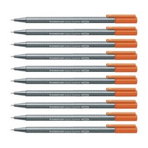 스테들러 트리플러스 화인라이너 334 수성펜 0.3mm, 4, 10개입