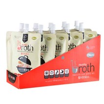 헬시브로스 반려동물 프리미엄 홈메이드 육수 간식 파우치 닭 180ml, 닭고기 + 황태 혼합맛, 10개입