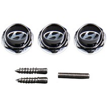 카템 현대 오리지널 번호판 볼트 세트, 혼합 색상, 1세트