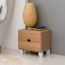 노아가구 호리 2단 협탁, 올오크