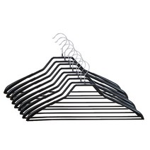 선우랜드 스마트 정장 옷걸이, 블랙, 9개입