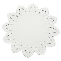 도나앤데코 별 모양 도일리 페이퍼 15cm, 화이트, 50개입