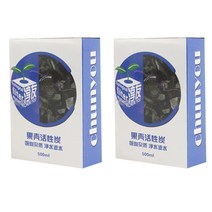 천우 활성탄 여과재, 500ml, 2개입