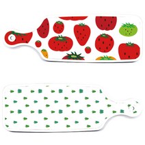 로엠 디자인 서빙 도마 2p 딸기형상 보드 세트, 딸기형상, 소나무아트웍, 1세트