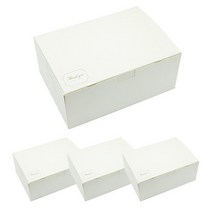 도나앤데코 원터치상자 화이트 소 4p + 땡큐 골드화이트 스티커 4p, 혼합 색상, 1세트