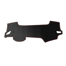 렉스디 레더블랙 대쉬보드커버, 아반떼 AD(센터스피커 무), 블랙 + 레드 스티치