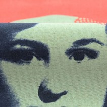 코카 코튼린넨 멜로디밀러 레이디페이스 커트지 패브릭원단, 핑크