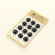 해피베어스 똑딱 스냅단추 10mm 12p, 블랙, 3개입