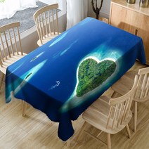 이코디 코지 센스티 테이블보, 랜드러브, 137 x 183 cm