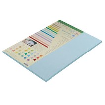 브랜드없음 종이문화 레인보우카드 No.15 아쿠아블루, A3, 20매