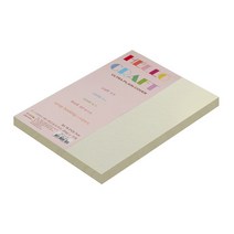 종이문화 친환경색지 레인보우카드 No.1 레몬, B5, 60매