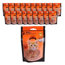 캣몽 고양이용 간식 치킨슬라이스 닭 40g, 닭고기맛, 20개입