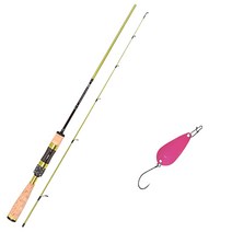 아오맥스 수마트라 꺽지 루어 낚싯대 S-602UL + 다미끼 피카 스푼 메탈지그 루어 A TYPE 2.8g 013 PINK, 1세트