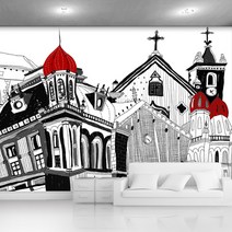 월파크 펄실크 뮤럴벽지 WP-690, 혼합 색상