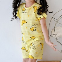 메이키즈 키즈용 도트바나나 5부 쟈가드 실내복