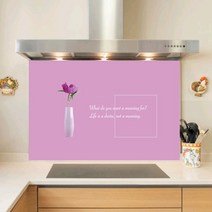 키센 주방 아트보드 모란화병 600 x 400 mm, 핑크, 1개