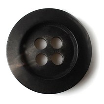 동화상가몰 버팔로 수문장 단추 23mm, 블랙, 10개입