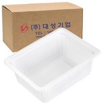 쿡앤락 일회용 실링용기 백색 2.3L 몸통, 400개입, 1개