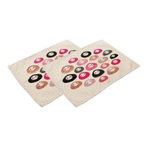 스윗리빙 티타임 테이블매트 2p, 05, 42 x 32 cm